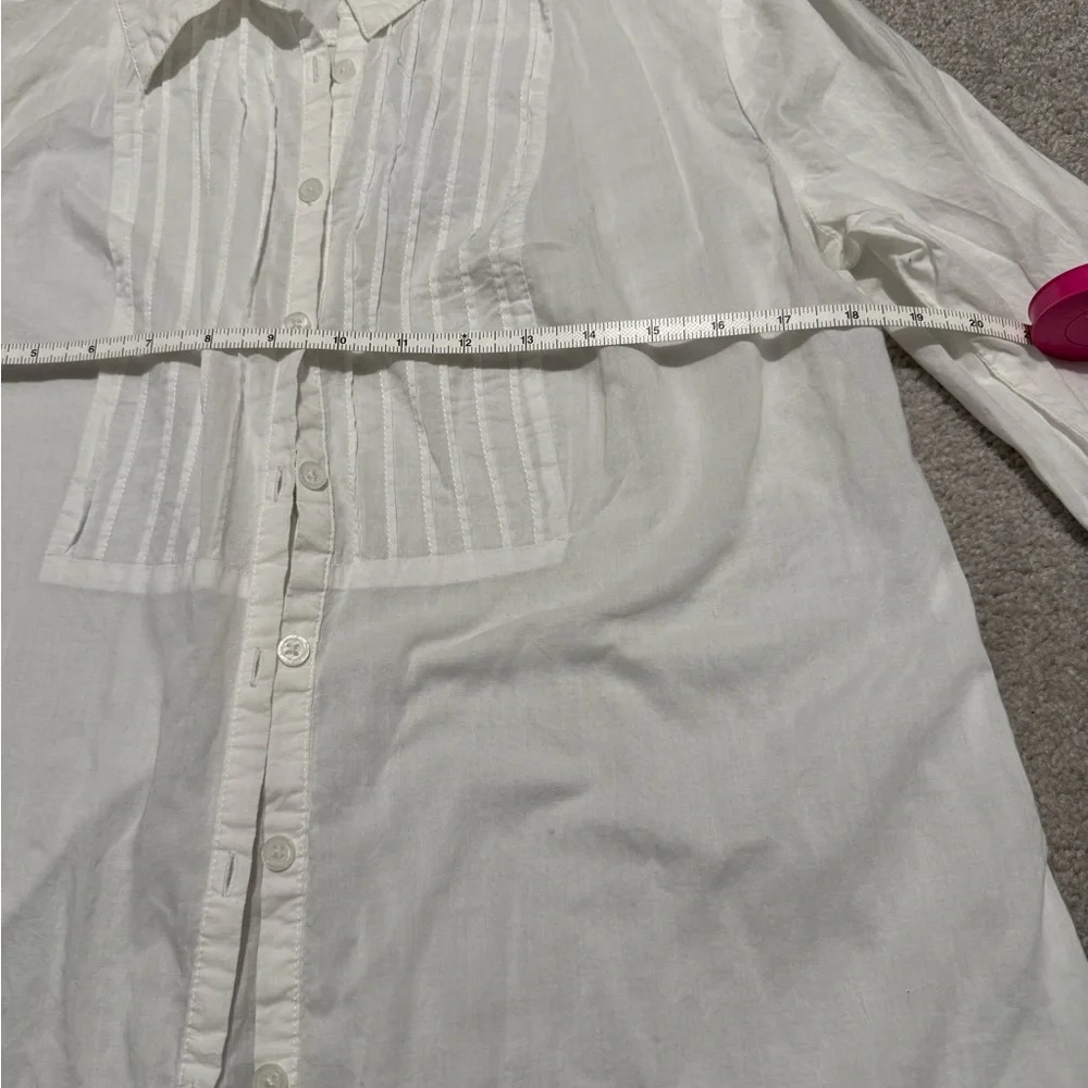 AGB Off-White Collared Blouse - Picture 4 of 6